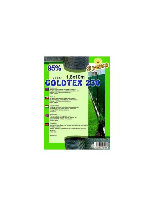 Árnyékoló háló GOLDTEX230 1x50m zöld 95%