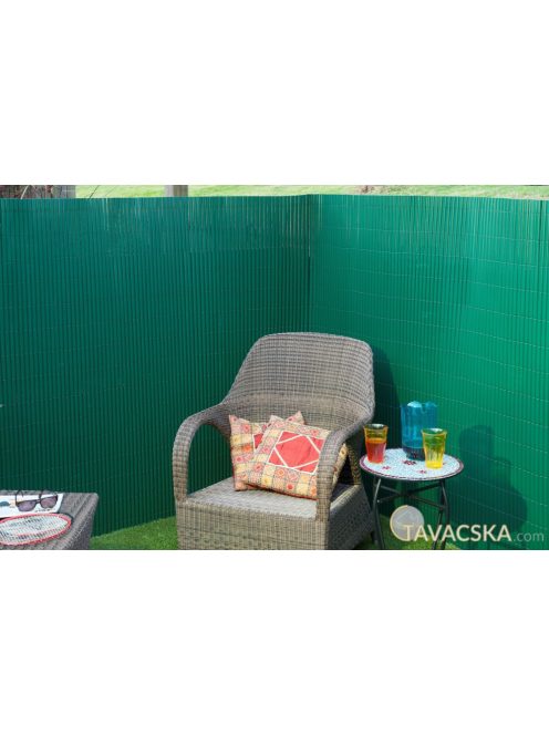 Nádhatású Pvc gyékény 1x3m, zöld